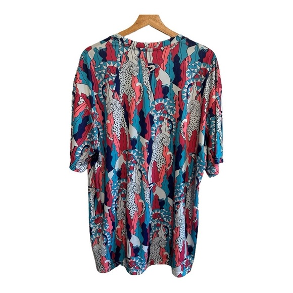 NWT Soulstar England Men's Exotic Print Top Size X-Large - Picture 3 of 11